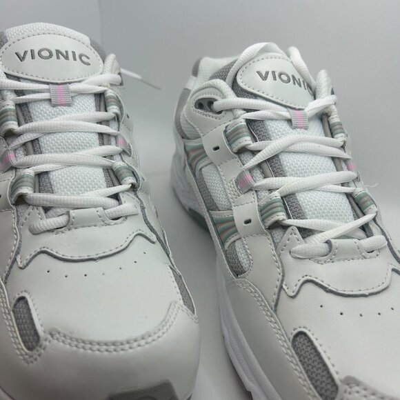 Vionic Womens 23Walk Pink Leather Athletic Shoes Size 13 M - Picture 5 of 10